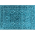 thumbnail image 1 of Ahgly Company Indoor Rectangle Oriental Light Blue Industrial Area Rugs, 6' x 9', 1 of 4