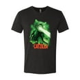 thumbnail image 2 of Catzilla Parody Taking Over City | Mens Cat Lover Premium Tri Blend T-Shirt, Vintage Black, 2XL, 2 of 3