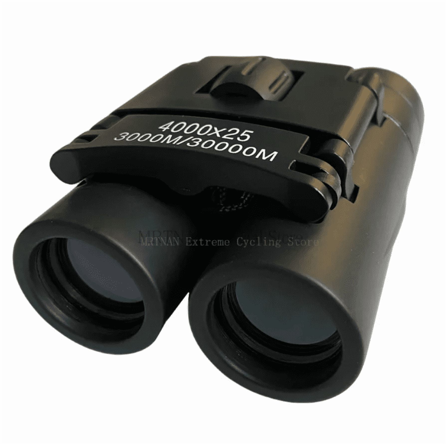 4000X25 HD Zoom Portable Powerful Binoculars Long Range BAK4 Telescope Folding FMC Binoculars for Hunting Camping Travel