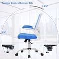 thumbnail image 4 of BestOffice Ergonomic Office Chair, Lumbar Support, Swivel Rolling for Women(Blue), 4 of 7
