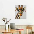 thumbnail image 3 of Acheng  Colorful Giraffe Decor Wall Art Painting for Children's room Bedroom Living room Decor Ready to Hang  16x20 in, 3 of 5