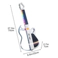 thumbnail image 2 of Eespoir Smart Bluetooth Electronic Guitar For Kids, No Strings Foldable Guitar Toy, Auto-Play One-Man Band Mode For Beginners, Portable Music Gift, Educational(White), 2 of 6