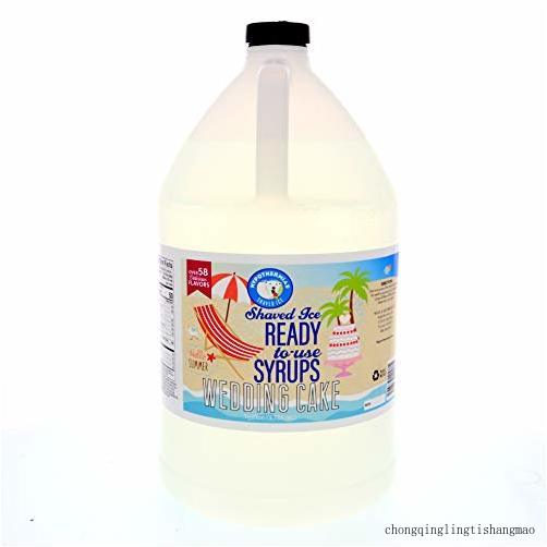 Ready To Use Snow Cone Syrup Flavors, Icee Syrup, Beverage Flavor Syrup (GALLON) Made With 100