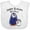 AA-White, variant on Inktastic Happy Birthday, Mimi- Cute Penguins Boys or Girls Baby Bib