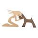 thumbnail image 5 of Cute Puppy People estatua ornamental figurita coleccionable Arte Artístico para casa sala de decoración de porche Escritorio de Oficina 245x12x12 CM Macarena Estatua de resina de lobo, 5 of 8