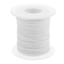 HEATSHAKING Candle Making String 1 Roll Braided Wick Rope for Diy Projects White