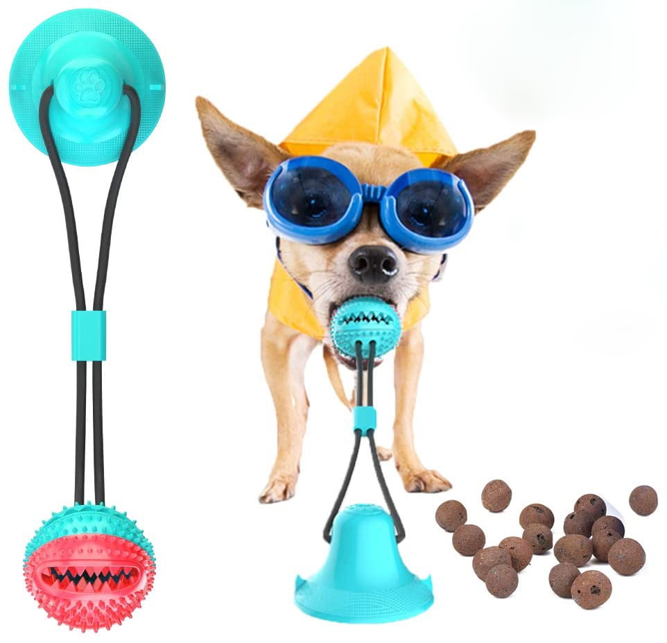 Suction Cup Dog Toy Dog Chew Toys Pet Molar Bite Toy Interactive Pet