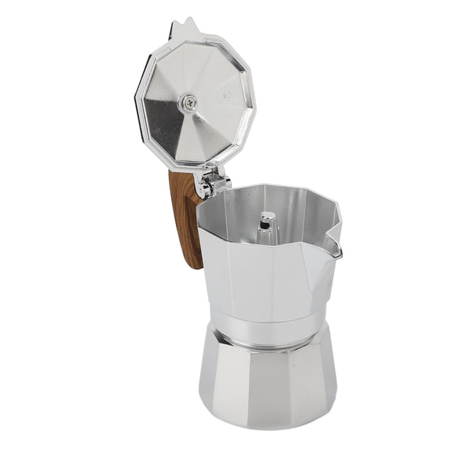 Moka Pot, Classic Aluminum Stovetop Espresso Maker Italian And Cuban Coffee Percolator Espresso Cup Moka Pot,Easy To Operate&Quick Cleanup, For Great Flavored Strong Espresso