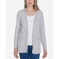 thumbnail image 4 of Alfred Dunner Womens  Chenille Cardigan With Pockets, 4 of 6