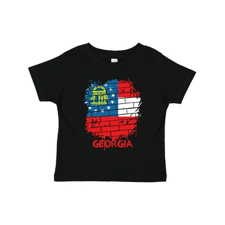 

Inktastic Graffiti Georgia State Flag Gift Toddler Boy or Toddler Girl T-Shirt