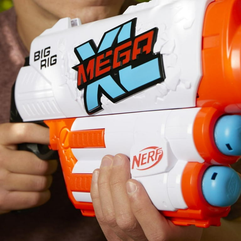 Nerf Mega XL Big Rig Blaster with Largest Whistler Darts and Nerf Mega XL Big Rig Blaster with Largest Whistler Darts and