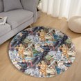 Star wars Mat Office Chair Mat, Home Round Floor Mat, 39inch Diameter