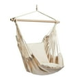 thumbnail image 1 of Hammock Chair Hanging Rope 320 Lbs Patio Lawn Chair white, 1 of 8