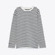 thumbnail image 1 of WAVLATII 2021 nuevas camisetas de manga larga a rayas para mujer ropa de calle femenina otoño primavera camisetas de algodón WLT2110 Tan Jianjun  unisex, 1 of 2