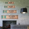 thumbnail image 2 of VILLA NUEVA GUATEMALA Vintage Plastic Street Sign Guatemalan flag city country road wall gift | Indoor/Outdoor | 18" Wide, 2 of 4