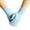 Light blue, variant on fashionable lightweight gloves, 8.67 * 3.55 inches dance gloves, soft polyester performance gloves, suitable for daily wear, parties, and stage performances, 1 pair, yellow