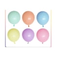 thumbnail image 2 of 100 Globos Redondos de Látex Pastel Multicolor de 12 Pulgadas para Cumpleaños Xtellar multicolor, 2 of 4