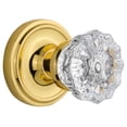 thumbnail image 7 of nostalgic warehouse clacry_psg_238_nk crystal solid brass passage knob set with classic rose and 2-3/8" backset, 7 of 7
