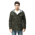 thumbnail image 7 of Niumike Outdoor Casual Vintage Long Sleeve Plaid Flannel Button Down Shirt Jacket for Men, 7 of 7
