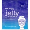 Clean & Clear Night Relaxing Jelly Eye Sheet Mask 0.63 oz (Pack of 4)