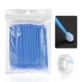 thumbnail image 2 of 100 x kits de maquillaje desechables cepillo de pestañas aplicador de varillas de cepillo de pestañas azul Zulema Almohadillas para hisopos de extensión de pestañas, 2 of 8