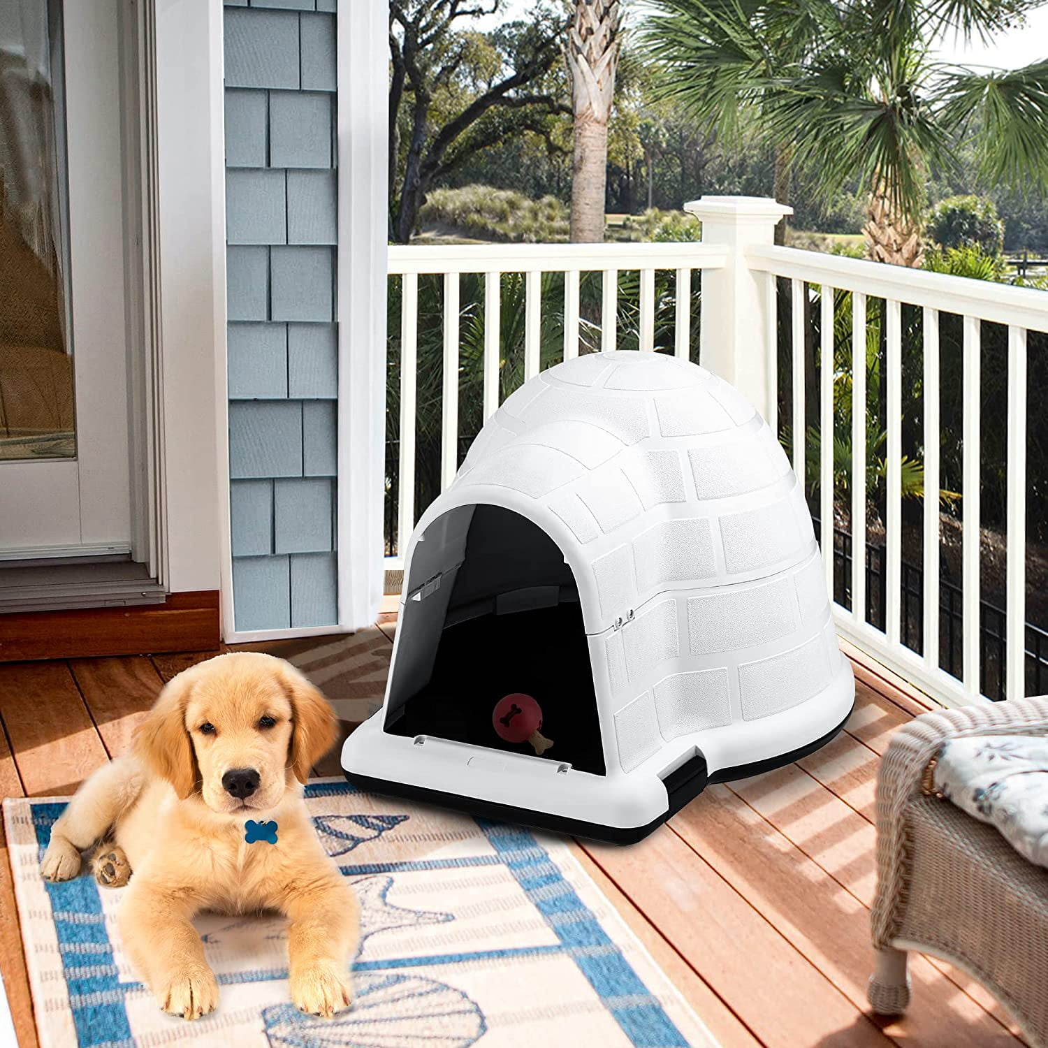 Igloo dog best sale house door
