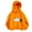 Orange, variant on Hoodie for Girls Cute Cartoon Cat Hooded Sweatshirt Casual Loose Long Sleeve Pullover Top