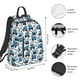 thumbnail image 2 of Disketp Blue Excavator Mochila Ligera e Impermeable, Mochila de Día Resistente para Viajes, Senderismo y Uso Diario para Hombre y Mujer, 2 of 7