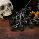 thumbnail image 3 of Guirnalda de luces LED de Halloween de 1,5 m con 10 luces LED a pilas, con forma de calavera, para decoración de fiestas, patios y jardines (pilas no incluidas)., 3 of 5
