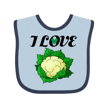 

Inktastic I Love Cauliflower Gift Baby Boy or Baby Girl Bib