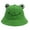 Green, variant on All Season Minimalist Bucket Hat Soft Cotton UV Shield Foldable Packable Fisherman Hat for Outdoor Sports Vacation