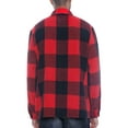 thumbnail image 3 of Woodridge Flannel Co Mens Flannel Shirts Shackets Casual Button Down Long Sleeve Jackets with Pocket, 3 of 5
