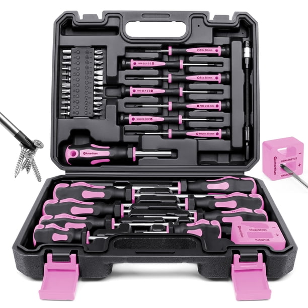 Juego de destornilladores magnéticos Aartisan de 43 piezas con funda