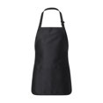 thumbnail image 2 of Q-Tees Full-Length Apron with Pouch Pocket, 2 of 3