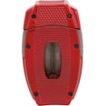 thumbnail image 5 of Xikar VX2 V-Cut Cigar Cutter, Up to 70 Ring Gauge, Built-in 64RG Bowl, Stainless Steel Blades, Attractive Gift Box, Ergonomic Design, Secure-Lock, Spring-Loaded, Daytona Red, 5 of 7