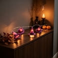 thumbnail image 6 of Halloween Decor Witch Hat String Lights 59.06 Inch Battery Operated Glowing Purple Felt Hats for Indoor Home Party Decor, 6 of 6