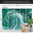 thumbnail image 4 of Tiptophomedecor Abstract Wallpaper Wall Mural - Water Twist, 4 of 7