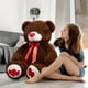 thumbnail image 2 of Peluche con forma de oso de peluche HollyHome, 90 cm, con corazón rojo, 2 of 9