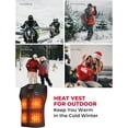 thumbnail image 5 of KEMIMOTO Heated Vest for Men Warming Vest Heated Hunting Vest BATTERY NOT INCLUDED Electric Heated Vest, 5 of 7