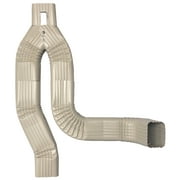 Offset Downspout Diverter for Rain Barrels (2X3, WICKER)