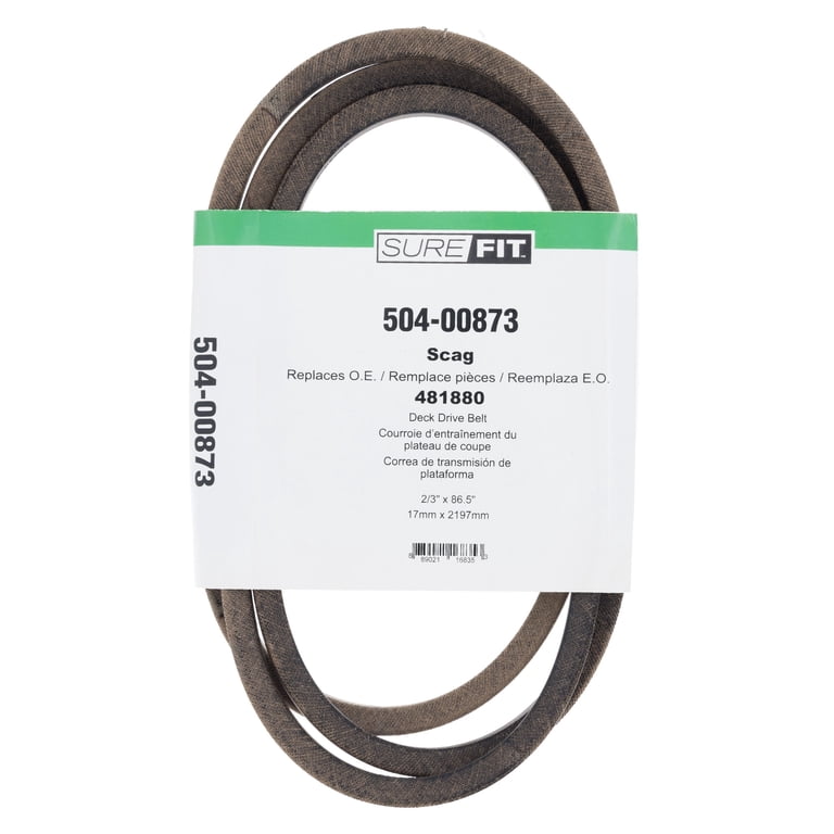 SureFit Deck Drive Belt 481880 Scag SFW36 SWU36 SWZU36 Walk-Behind