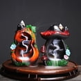 thumbnail image 5 of 1pc Resin Waterfall Incense Burner Halloween Pumpkin Backflow Incense Burner Home Decor Home Aromatherapy Boy Gifts (Without Incense ), 5 of 8