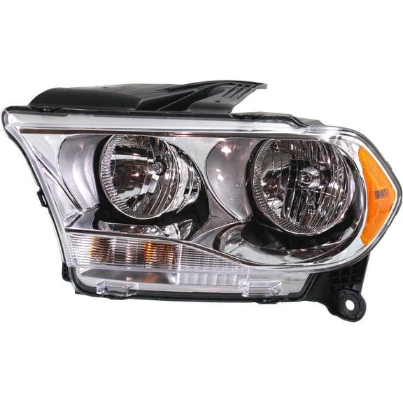 Headlight Compatible With 2011-2013 Dodge Durango Left Driver Halogen With bulb(s)