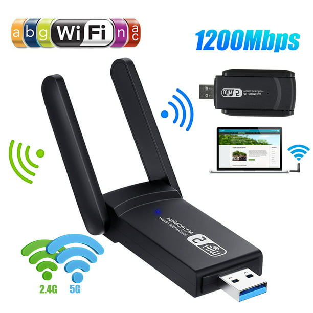 Usb Wifi Adapter For Pc Eeekit Ac1200 Dual Band 5ghz 867mbps 2 4g
