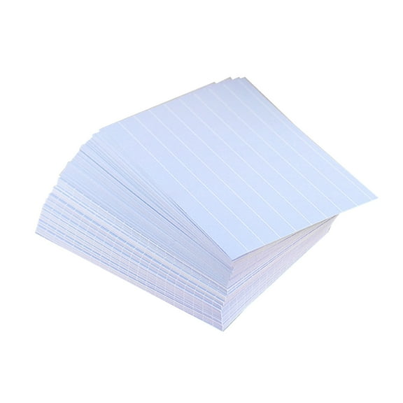 Toyvian 150 Pcs Graph Ruled Index Cards for Study, Presentation, Note Taking and Organization
