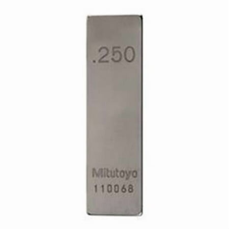 Mitutoyo 611212-531 0.25 in. Rectangular Steel ASME Grade 0 Gage Block