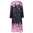 thumbnail image 6 of DYMADE Women Plus Size Printed Long Sleeve Loose Dress, 6 of 6