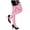 Pink-w, variant on Womens High Density Stretchy Rhinestone Fishnet Pantyhose Back Seam Sexy Glitter Tights One Size