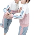 thumbnail image 3 of Guardurnaity Traje deportivo para niña de 2 uds., traje de manga larga con cremallera y letras para niños, ropa de dibujos animados para niños, conjuntos de ropa Rosa ciento cincuenta, 3 of 6