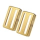 thumbnail image 4 of Cubiertas de Humbucker de dos líneas Yuyangstore Dorado 2 piezas, 4 of 6